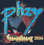 Sticker | phzy (Glitter) | Shanghai 2024