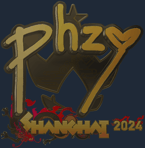 Sticker | phzy (Gold) | Shanghai 2024
