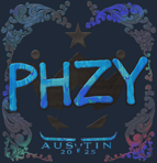 Sticker | phzy (Holo) | Austin 2025