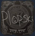 Sticker | Plopski (Foil) | Austin 2025