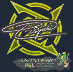 Sticker | Plopski (Glitter) | Antwerp 2022