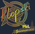 Sticker | Plopski (Holo) | Stockholm 2021