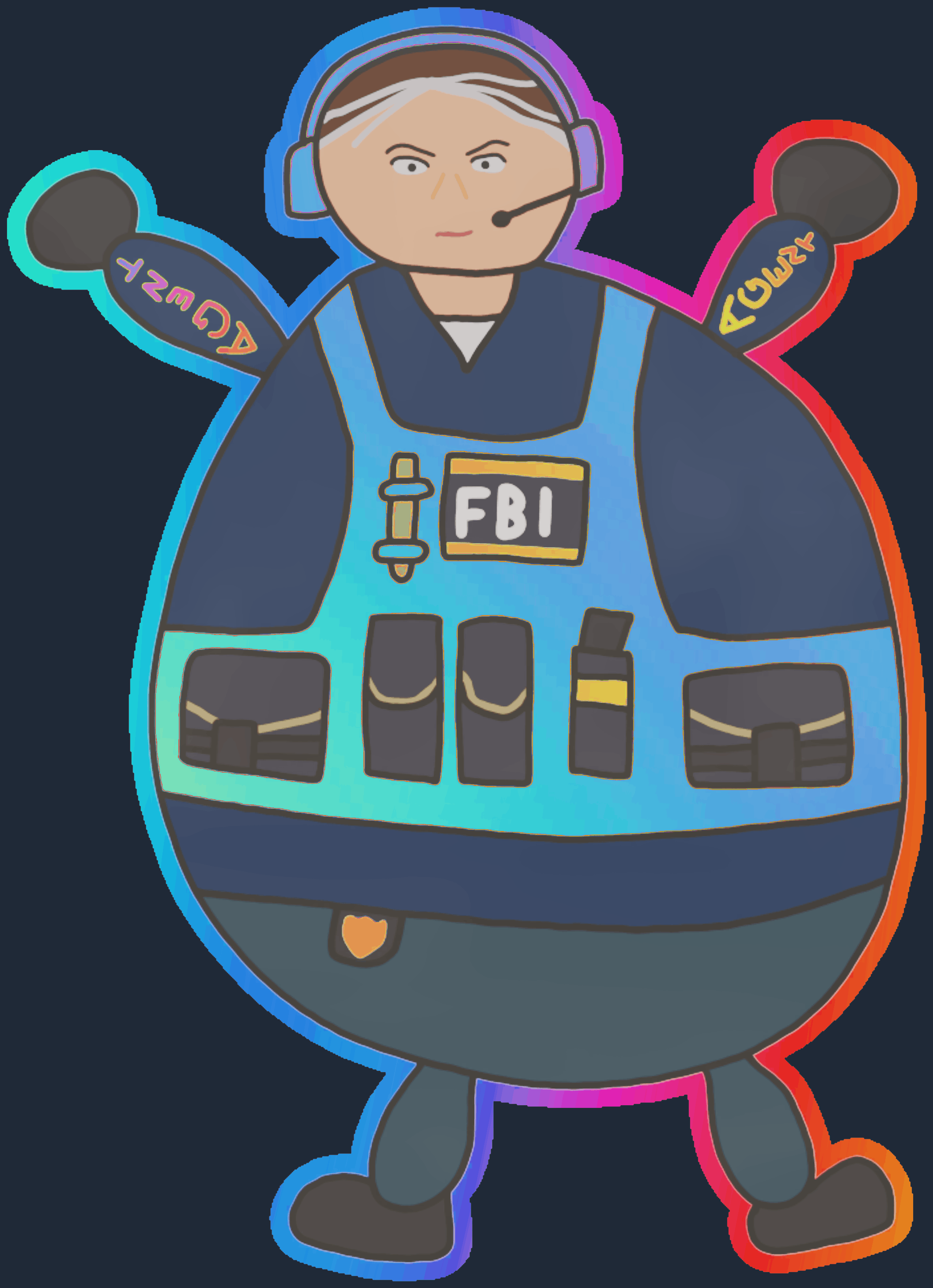 Sticker | Poorly Drawn Ava (Holo)