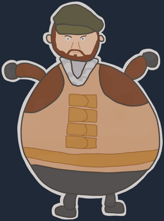 Preview image 2 of Sticker | Poorly Drawn Balkan (ホログラム)