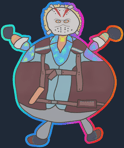Sticker | Poorly Drawn Bloody Darryl