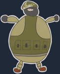 Sticker | Poorly Drawn IDF