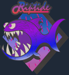 Sticker | Purple Jaggyfish