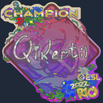 Sticker | qikert (Glitter, Champion) | Rio 2022