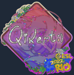 Sticker | qikert (Glitter) | Rio 2022