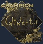 Sticker | qikert (Gold, Champion) | Rio 2022
