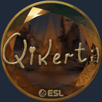 Sticker | qikert (Gold) | Katowice 2019