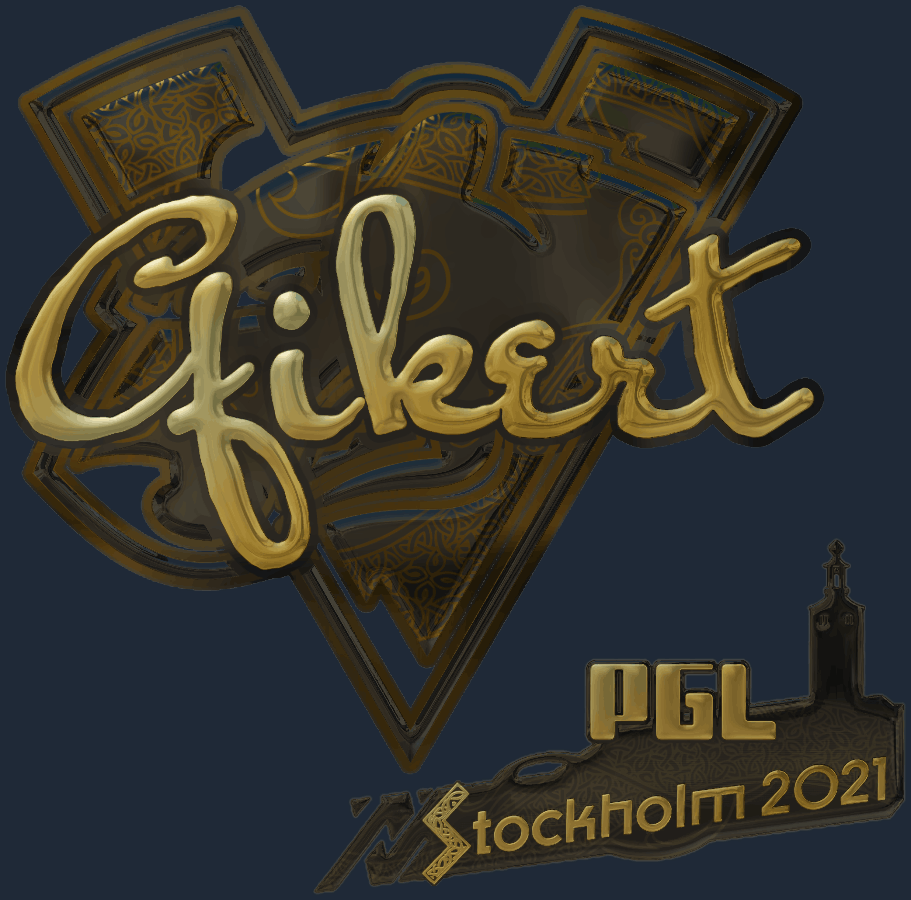 Sticker | Qikert (Gold) | Stockholm 2021