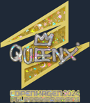 Sticker | Queenix (Glitter) | Copenhagen 2024