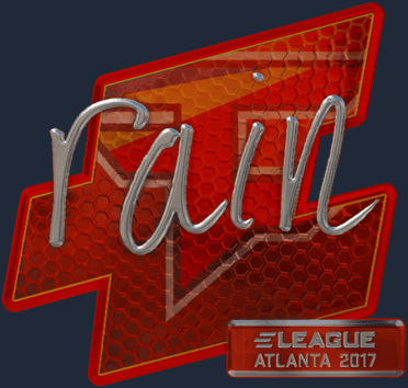 Sticker | rain (Foil) | Atlanta 2017
