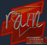 Sticker | rain (Foil) | Atlanta 2017