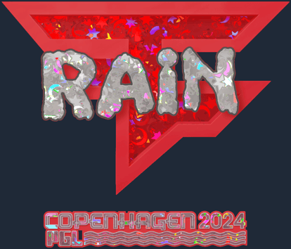 Sticker | rain (Glitter) | Copenhagen 2024