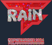 Sticker | rain (Glitter) | Copenhagen 2024