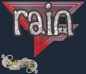 Sticker | rain (Glitter) | Paris 2023