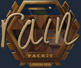 Sticker | rain (Gold) | London 2018 image