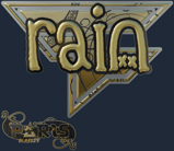 Sticker | rain (Gold) | Paris 2023 image