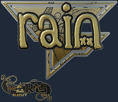 Sticker | rain (Gold) | Paris 2023