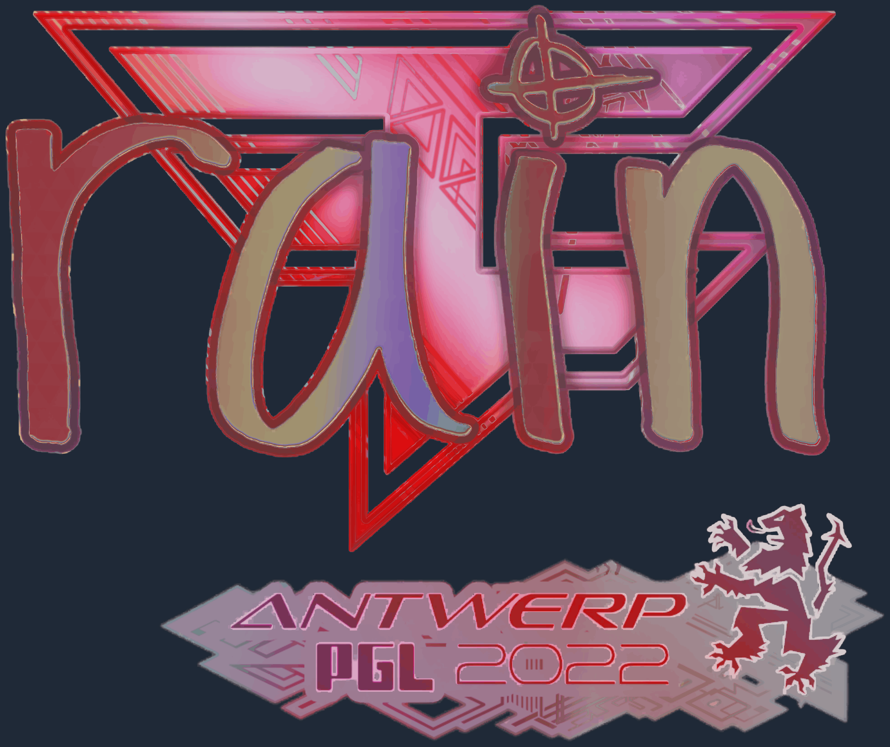 Sticker | rain (Holo) | Antwerp 2022