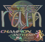 Sticker | rain (Holo, Champion) | Antwerp 2022