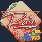 Sticker | rain | Rio 2022