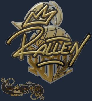 Sticker | rallen (ゴールド) | Paris 2023