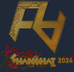 Sticker | Rare Atom (Gold) | Shanghai 2024