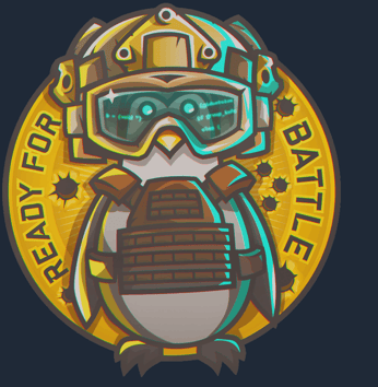 Preview image 2 of Sticker | Prêt pour la bataille (holo)