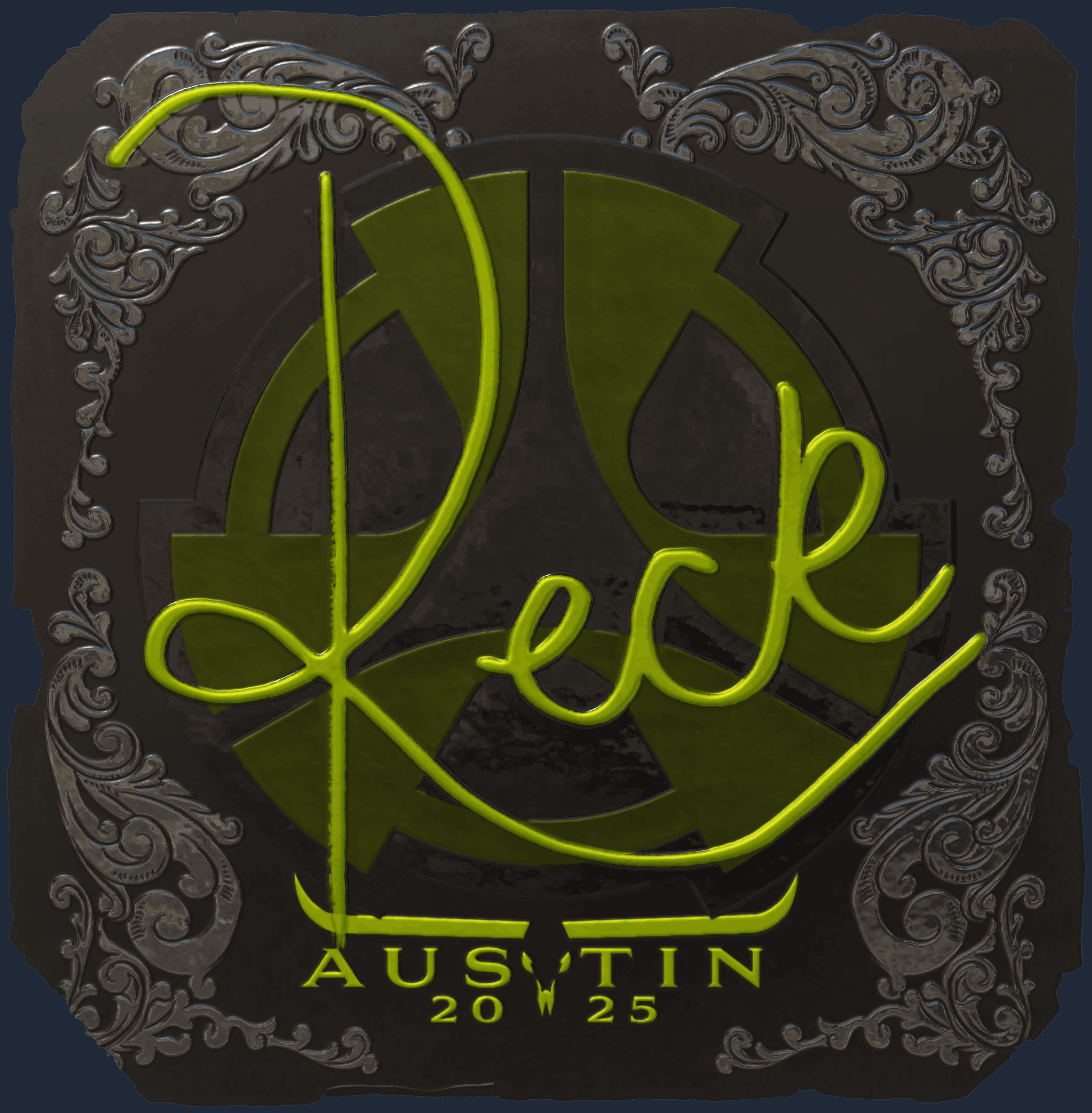 Sticker | reck (Foil) | Austin 2025