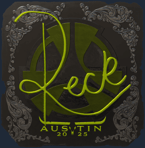 Sticker | reck (Foil) | Austin 2025
