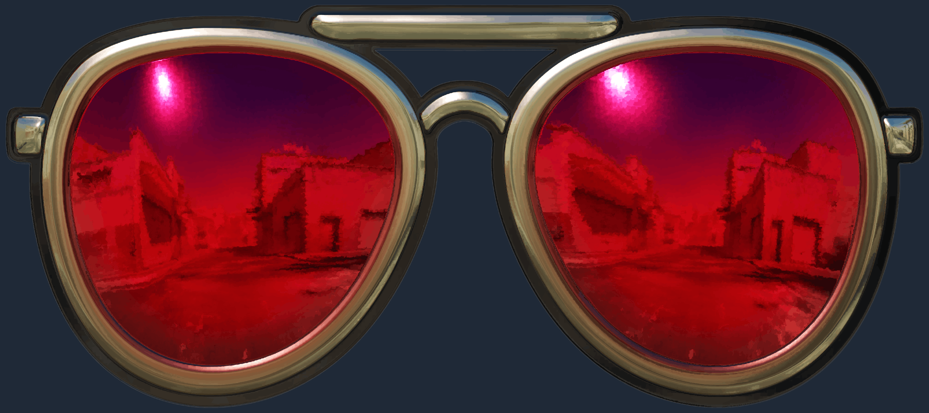 Sticker | Red Shades (Foil)