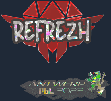 Sticker | refrezh (Glitter) | Antwerp 2022