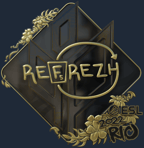Sticker | refrezh (Gold) | Rio 2022