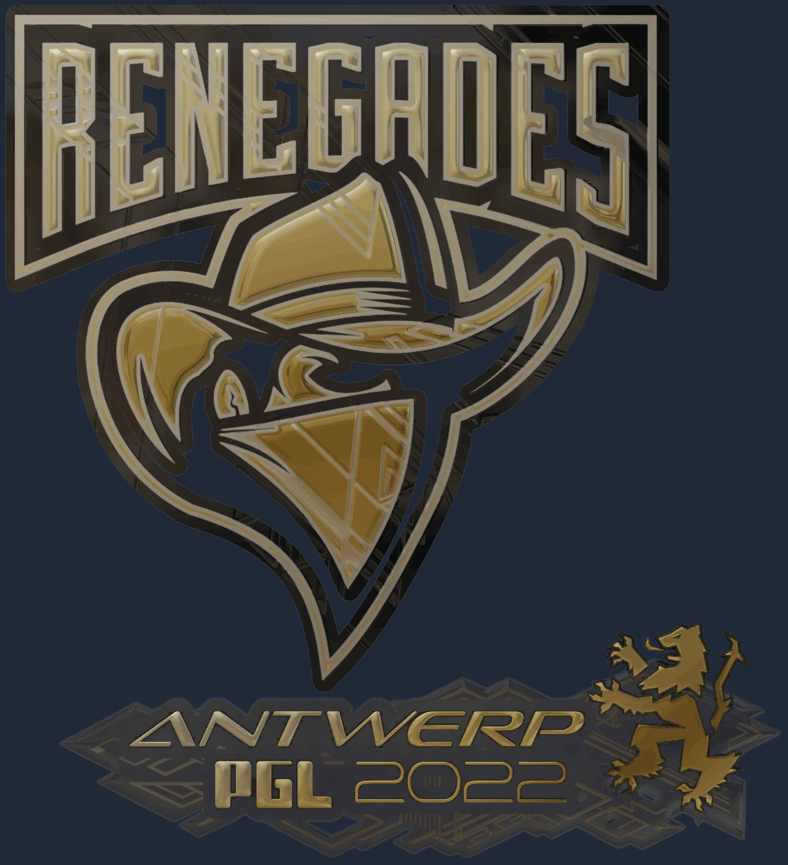 Sticker | Renegades (Gold) | Antwerp 2022