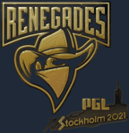 Sticker | Renegades (Gold) | Stockholm 2021