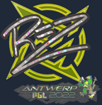 Sticker | REZ (Glitter) | Antwerp 2022