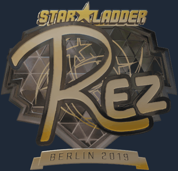 Sticker | REZ (Gold) | Berlin 2019