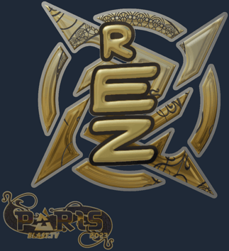 Sticker | REZ (Gold) | Paris 2023