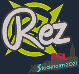 Sticker | REZ | Stockholm 2021
