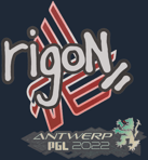 Sticker | rigoN | Antwerp 2022