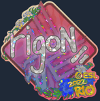 Sticker | rigoN (Glitter) | Rio 2022