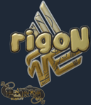 Sticker | rigoN (Gold) | Paris 2023