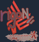 Sticker | rigoN (Holo) | Antwerp 2022