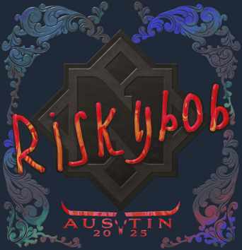 Sticker | riskyb0b (Holo) | Austin 2025
