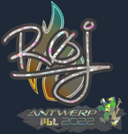 Sticker | roeJ (Glitter) | Antwerp 2022