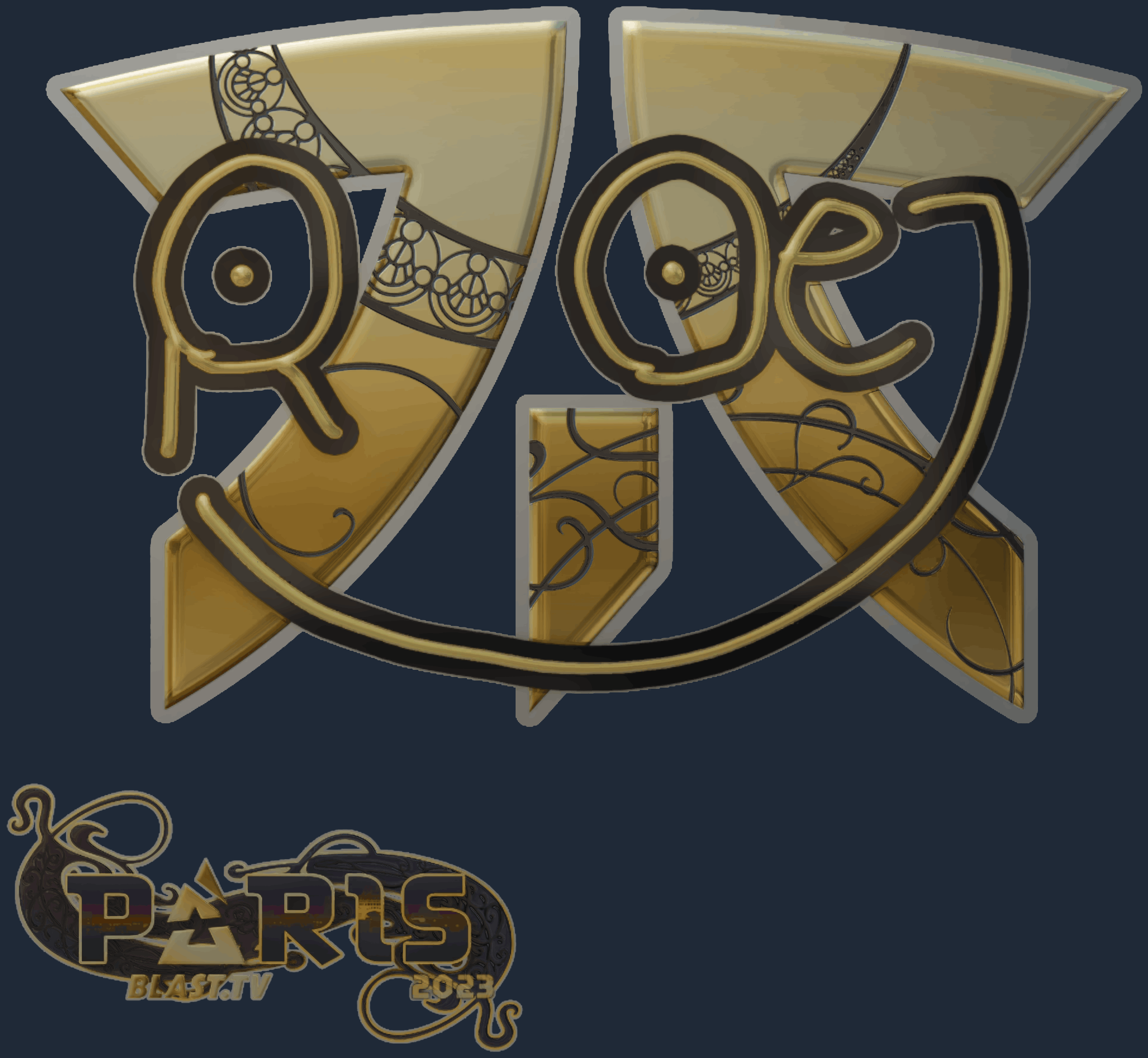 Sticker | roeJ (Gold) | Paris 2023