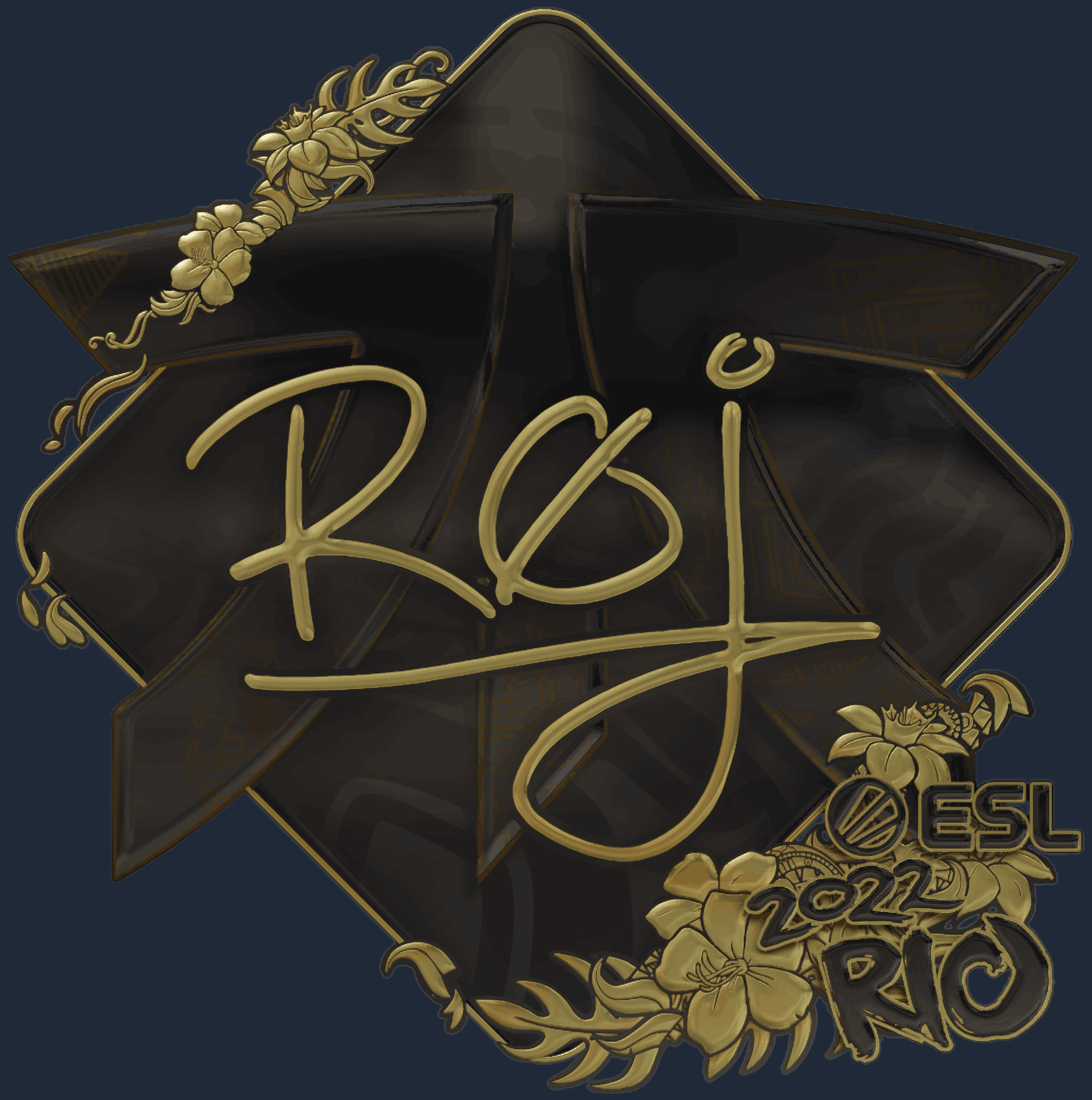 Sticker | roeJ (Gold) | Rio 2022